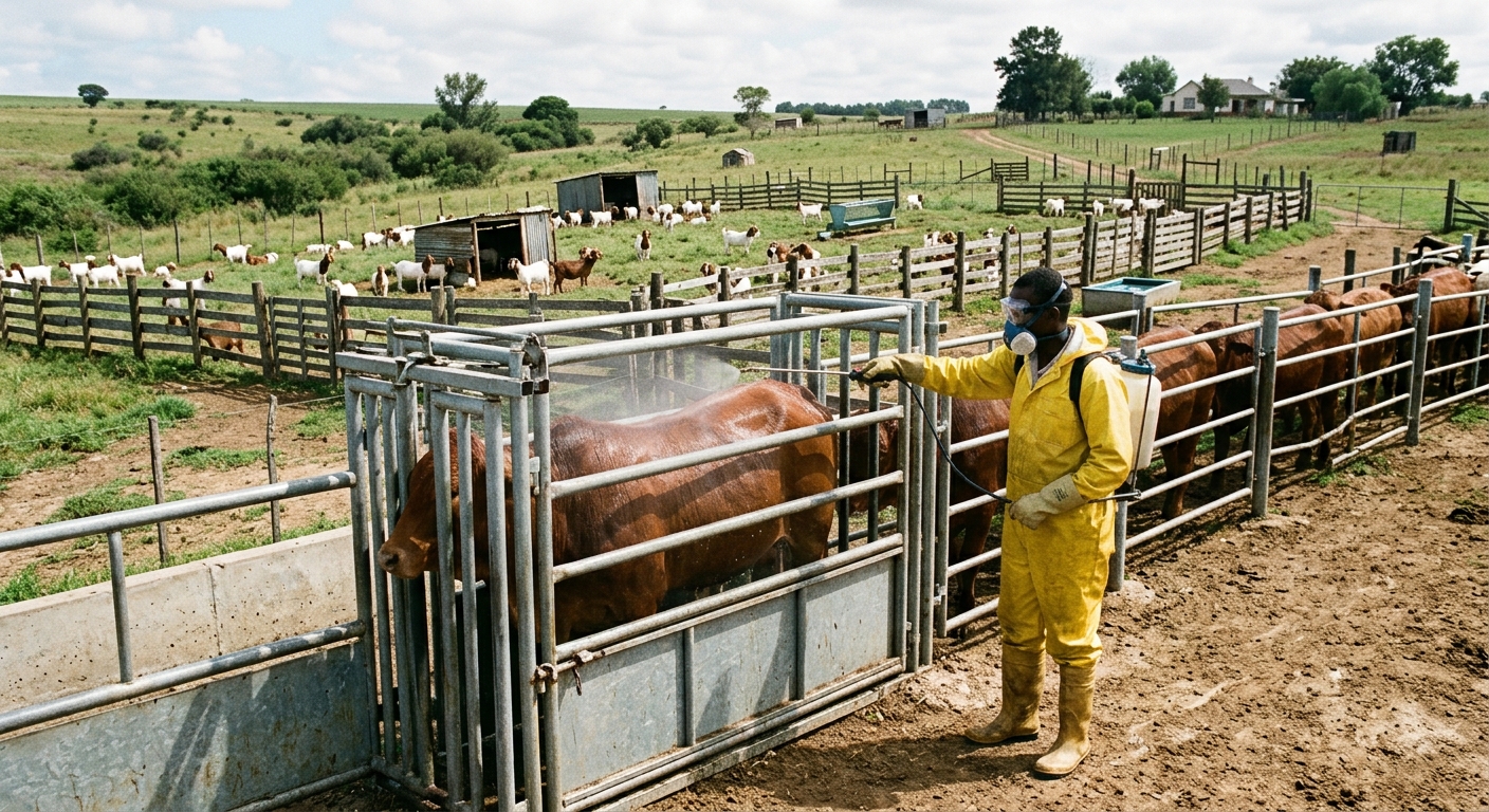 Dips category for livestock parasite control